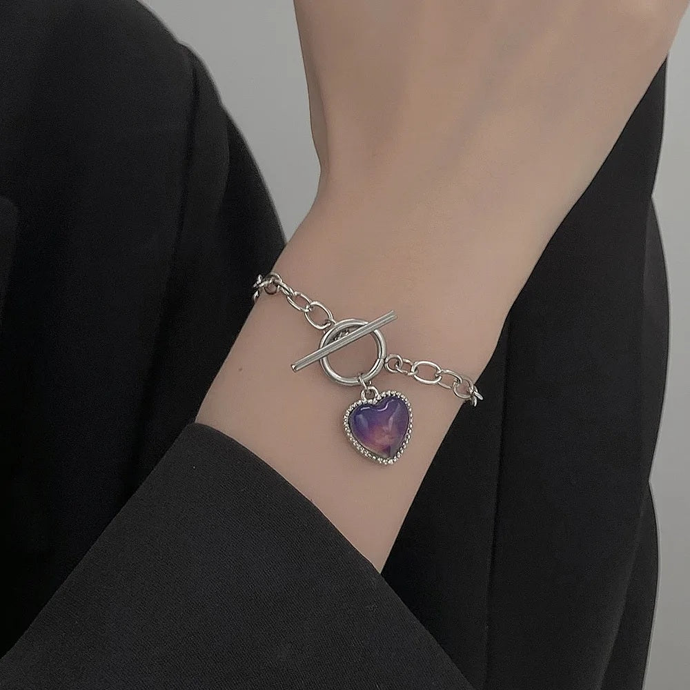 Emotion Bracelet™ | Pulsera de emociones cromada