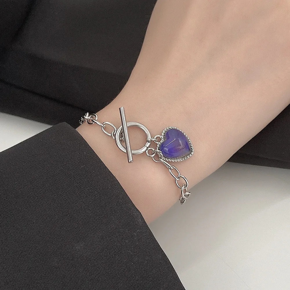 Emotion Bracelet™ | Pulsera de emociones cromada